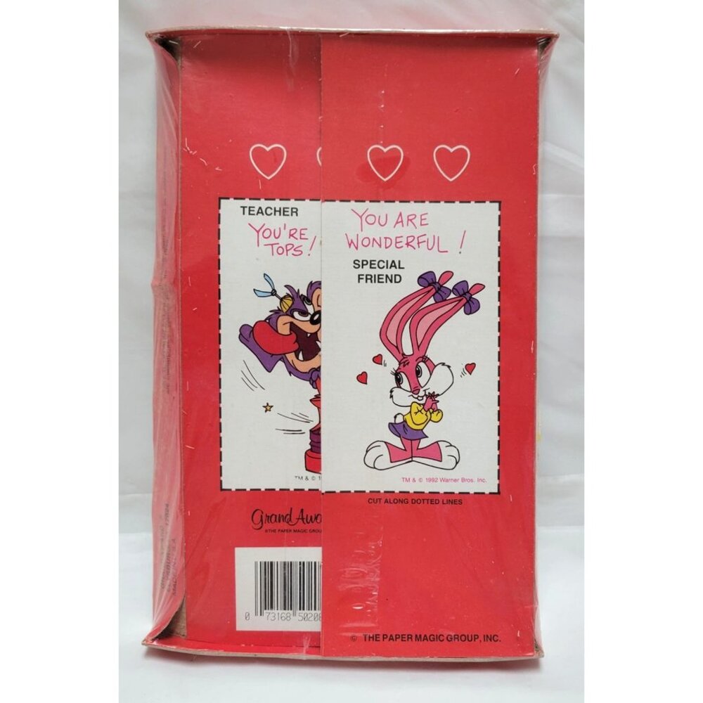 Vintage 1992 Warner Bros Tiny Toon Adventures 32 Valentines Day Cards Envelopes - Picture 7 of 7